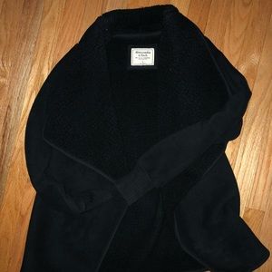 Cozy “Sherpa fleece” lined cardigan
